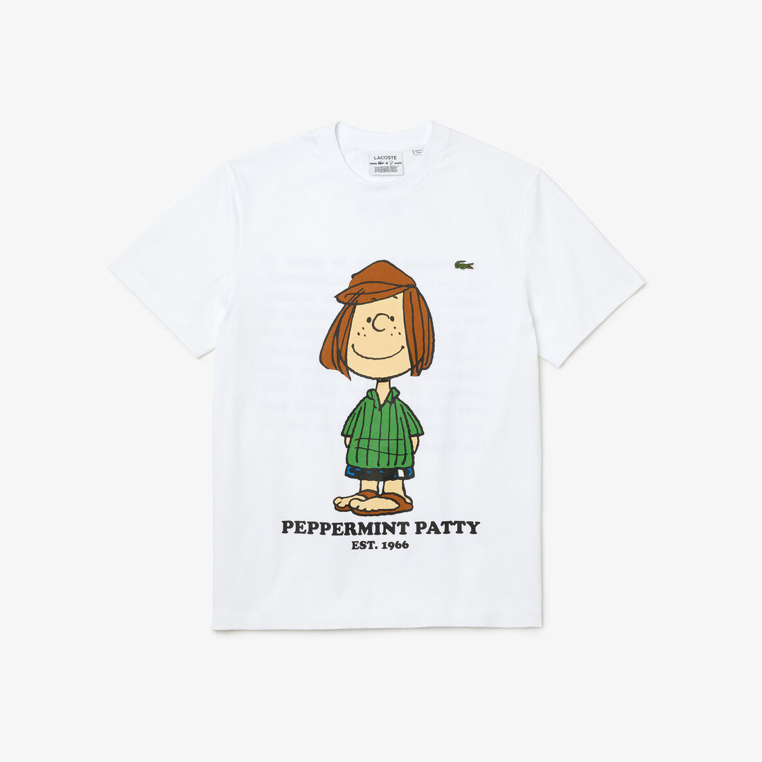 Men’s Lacoste x Peanuts Crew Neck Organic Cotton T-shirt Men’s Lacoste x Peanuts Crew Neck Organic Cotton T-shirt