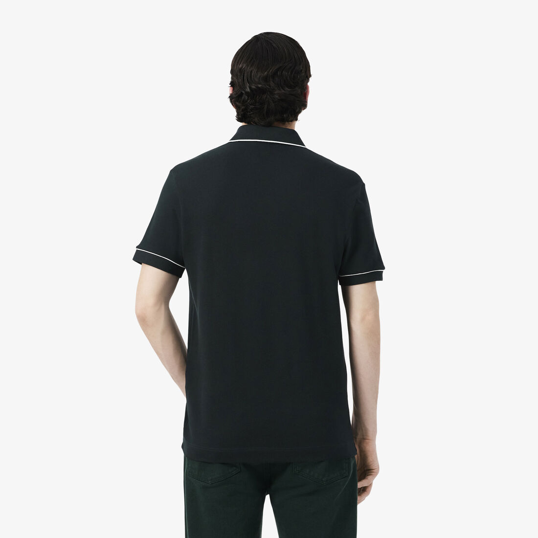lacoste regular fit paris stretch pique polo shirt