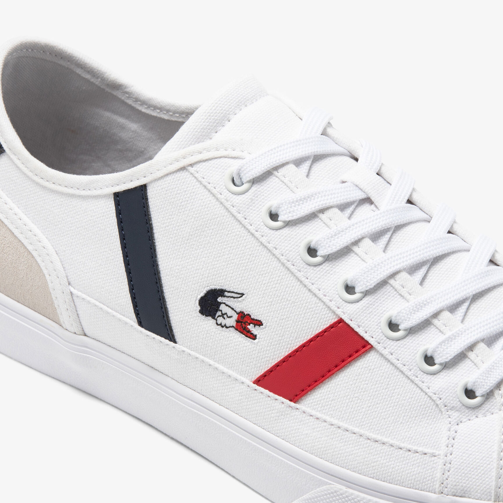 Men's Lacoste Sideline Pro Textile Tricolour Trainers Men's Lacoste Sideline Pro Textile Tricolour Trainers