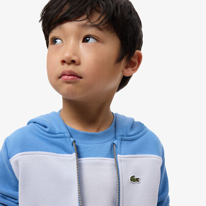 Colorblock Zipped Hoodie