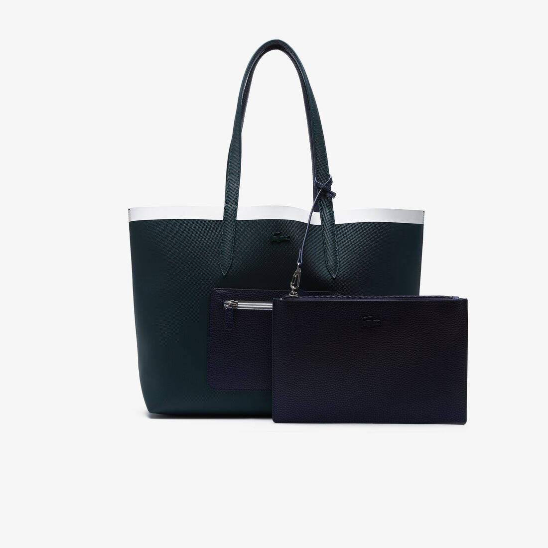 Women's Lacoste Color-Block Reversible Shopping Bag