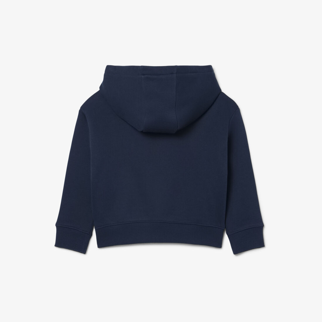 lacoste patch accent fleece badge hoodie