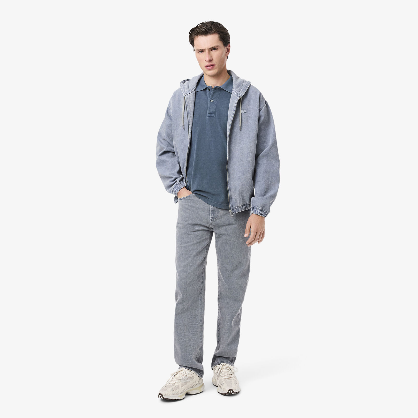 Classic Fit L.12.12 Washed Effect Polo Shirt Classic Fit L.12.12 Washed Effect Polo Shirt