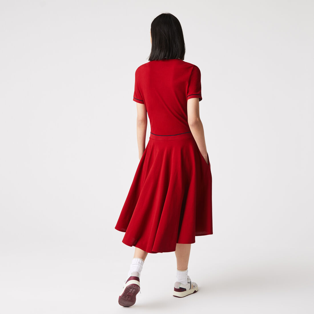 Women's Made in France Organic Cotton Petit Piqué Polo Dress Women's Made in France Organic Cotton Petit Piqué Polo Dress