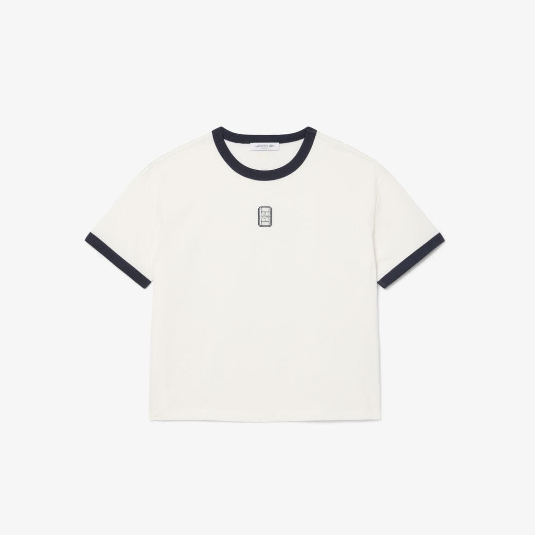 Embroidered Badge Jersey T-shirt lacoste embroidered badge jersey t shirt