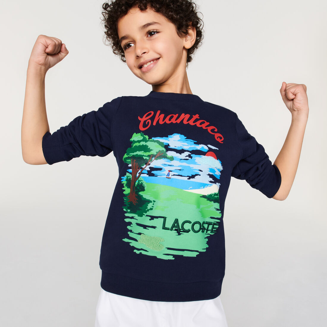 سويت شيرت صوف مع طباعة Chantaco للأولاد