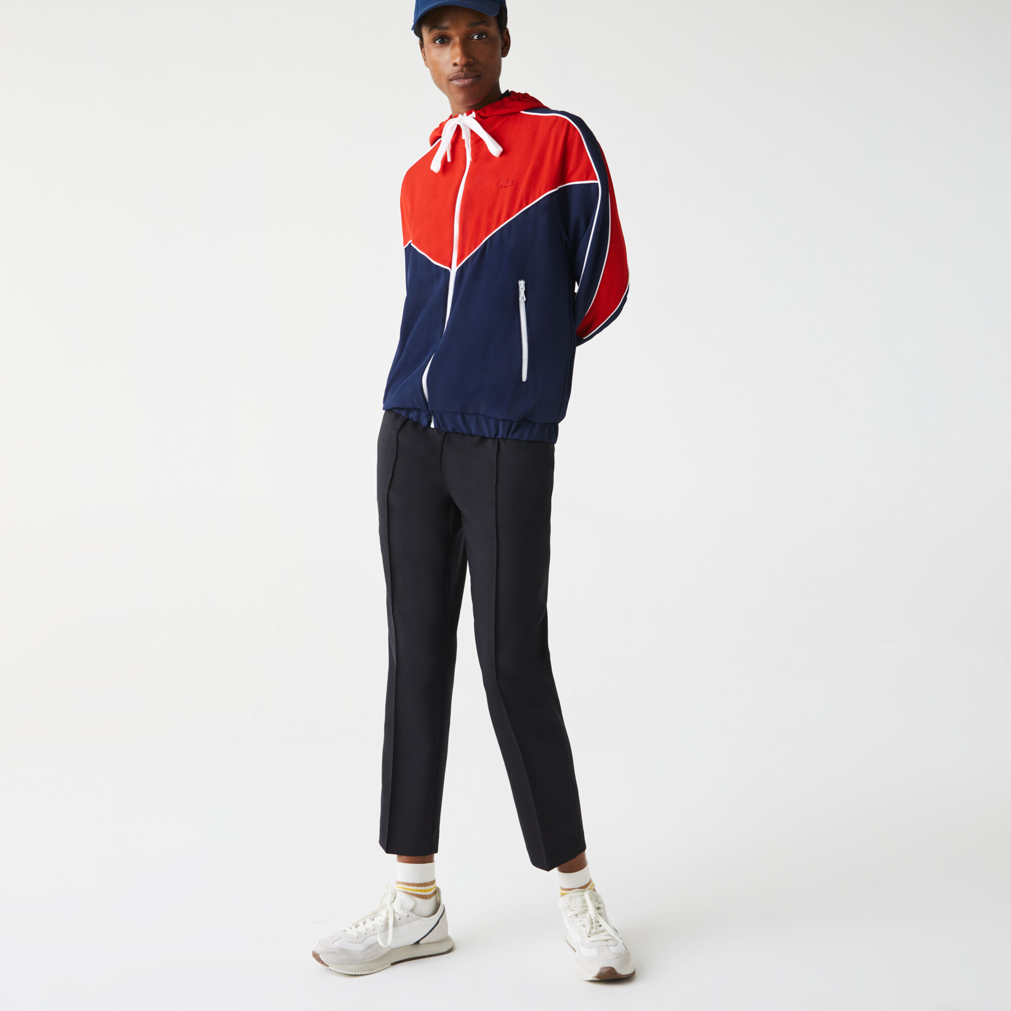 Women’s Hooded Colorblock Zip Sweatshirt Women’s Hooded Colorblock Zip Sweatshirt