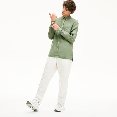 Men's Regular Fit Linen Shirt