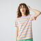 Women’s Crew Neck Striped Cotton T-shirt lacoste women s crew neck striped cotton t shirt