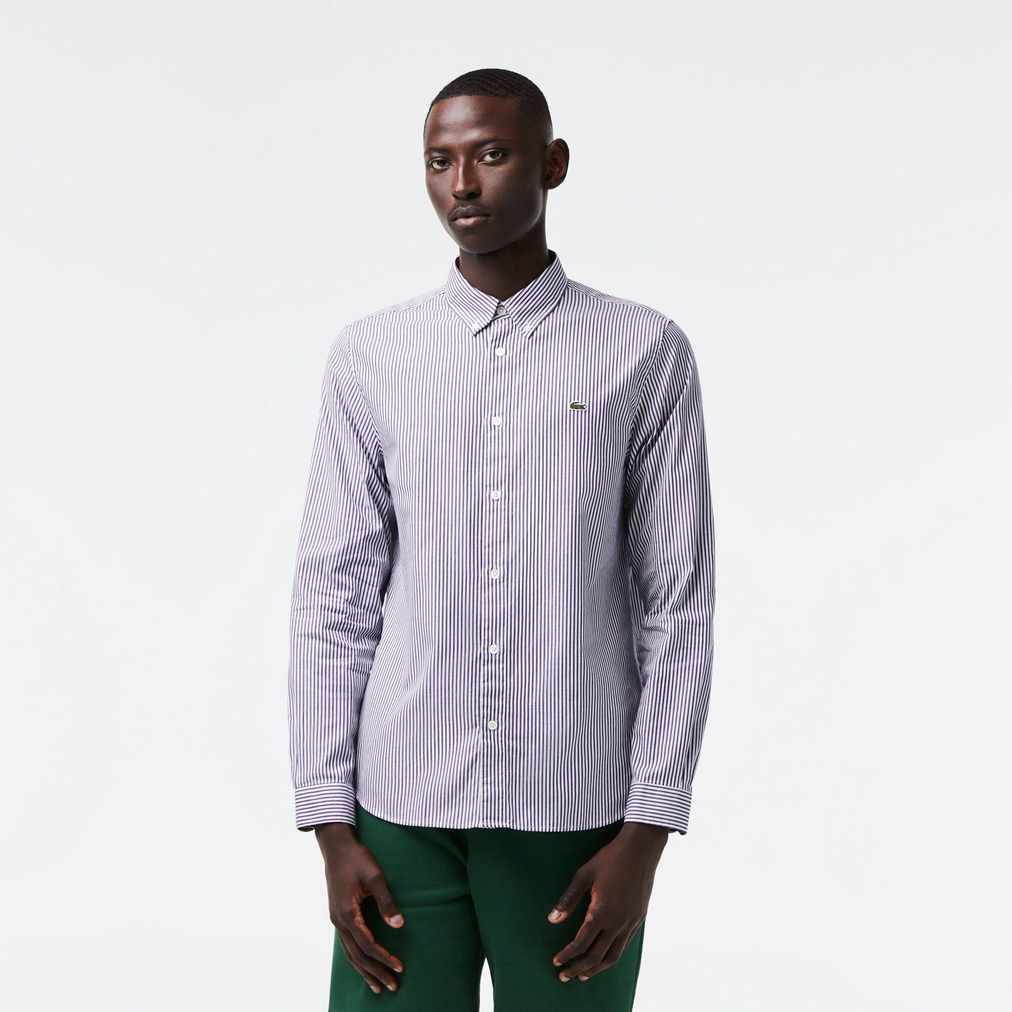 Men's Regular Fit Striped Cotton Shirt Men's Regular Fit Striped Cotton Shirt