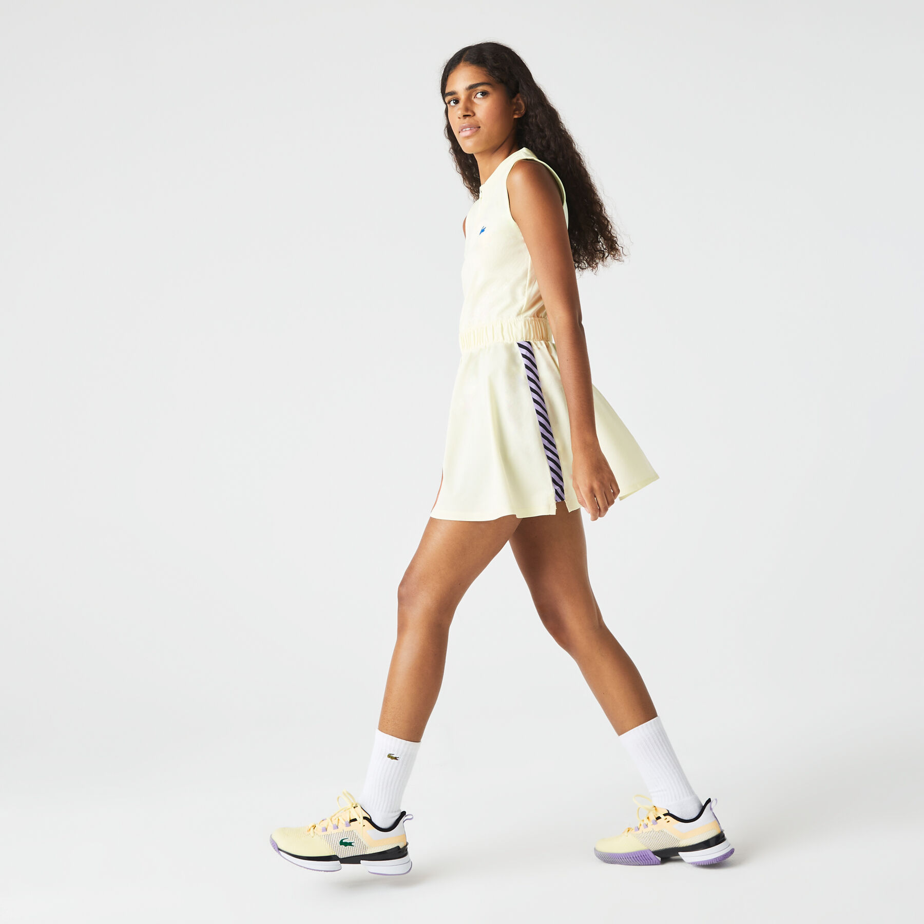women s lacoste sport built in shorty tennis dress