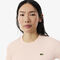 lacoste slim fit ribbed cotton t shirt