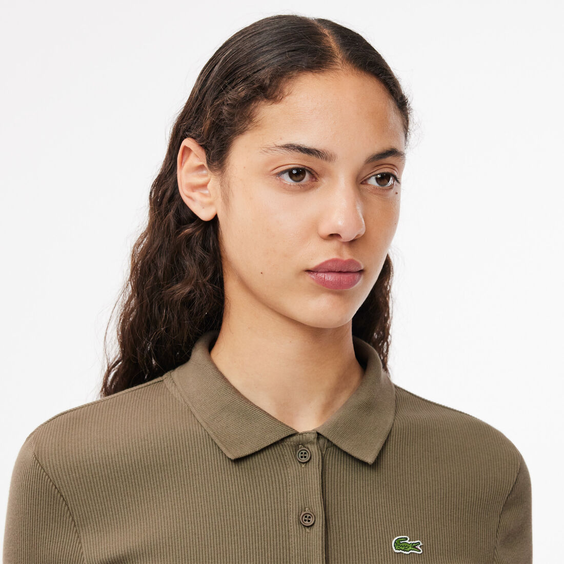 Slim Fit L.12.D Ribbed Cotton Polo Shirt Slim Fit L.12.D Ribbed Cotton Polo Shirt