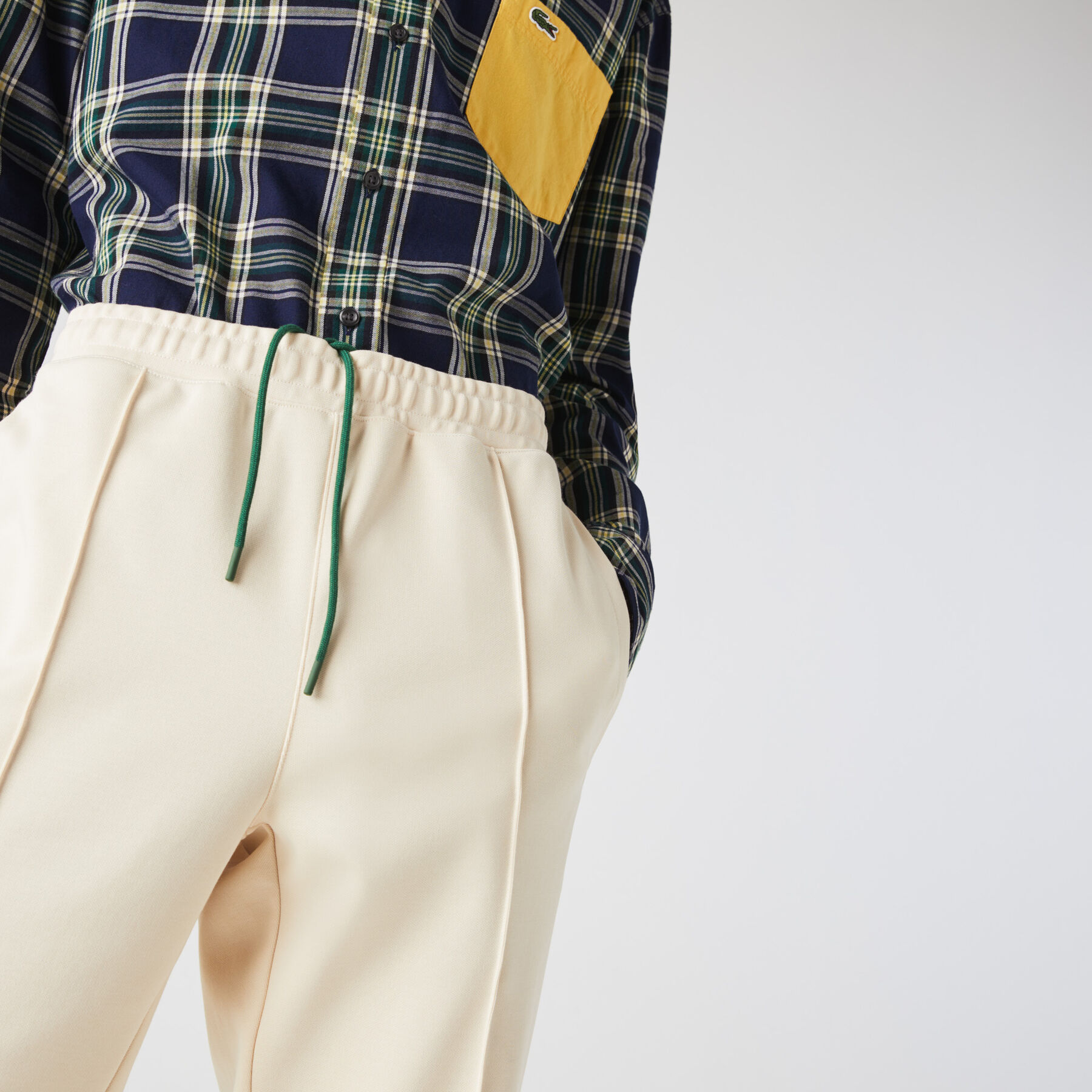 Men’s Straight Cut Heritage Contrast Bands Tracksuit Pants lacoste men s straight cut heritage contrast bands tracksuit pants