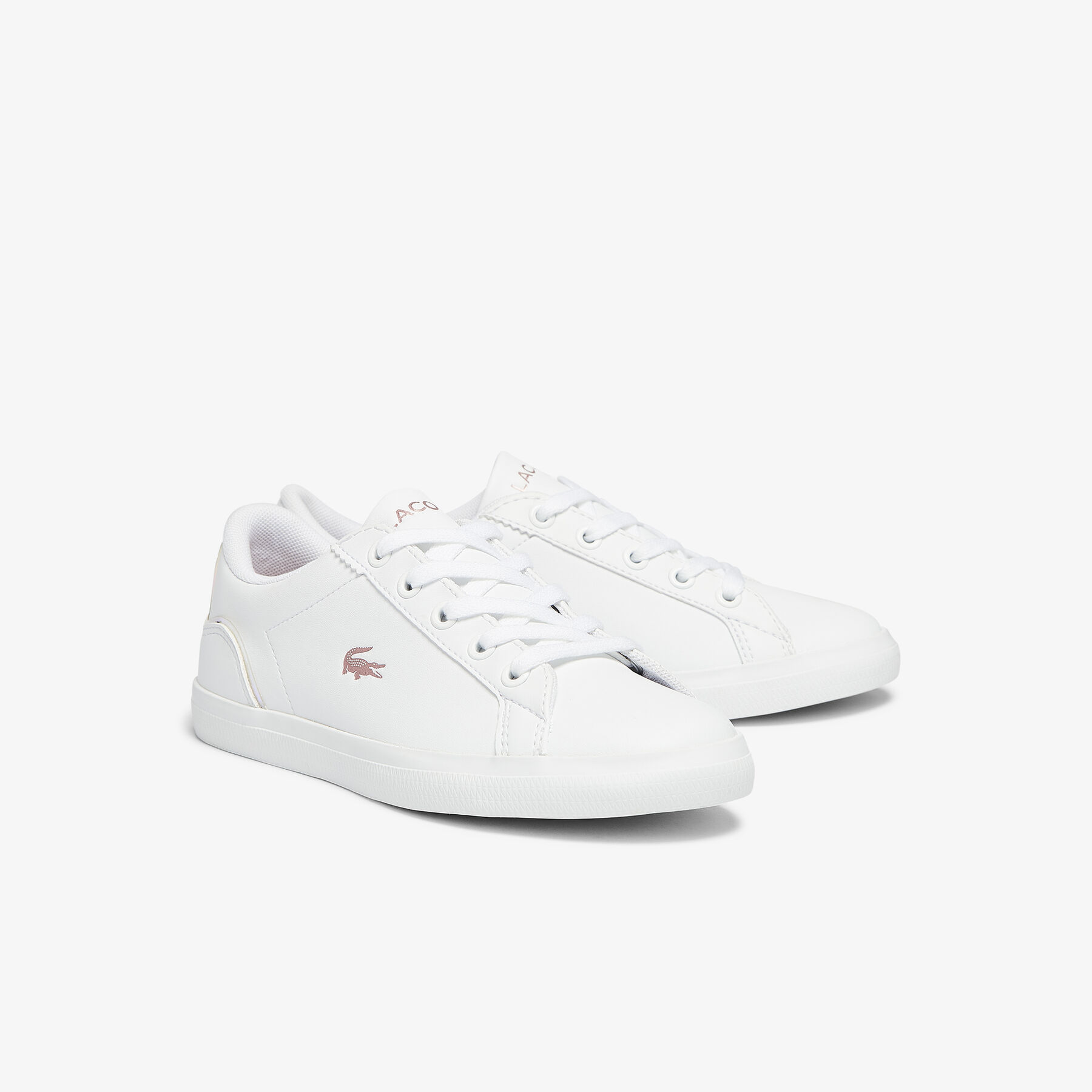 Children's Lerond Synthetic Iridescent Trainers lacoste children s lerond synthetic iridescent trainers