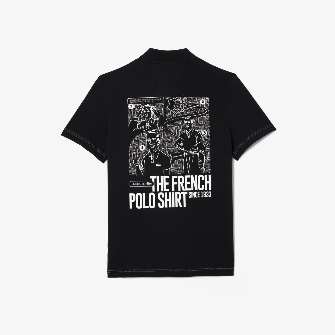 Back and Front Print Lacoste Movement Polo Shirt Back and Front Print Lacoste Movement Polo Shirt