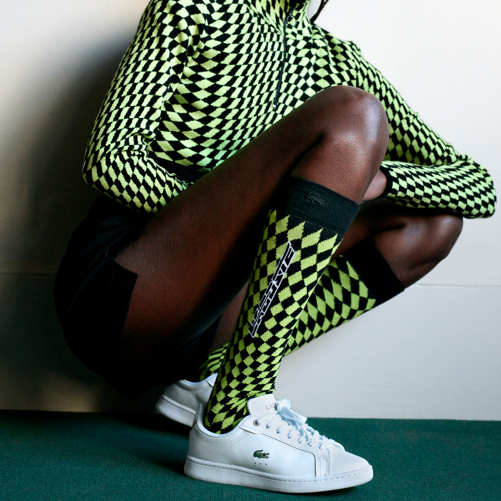 Women's Lacoste Carnaby Pro BL Tonal Leather Trainers