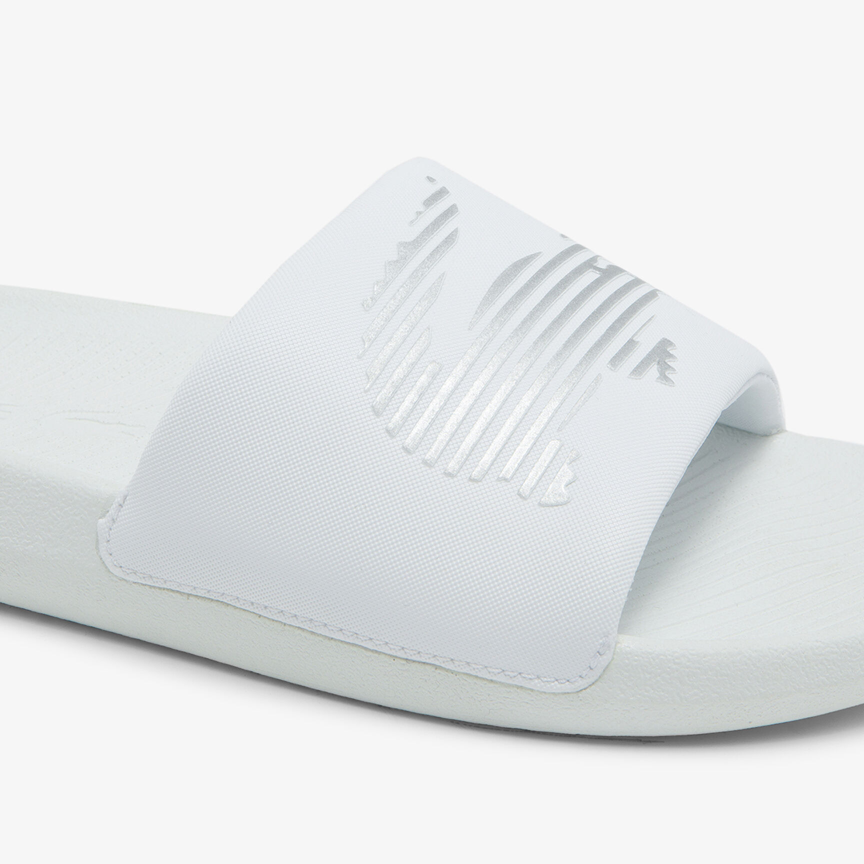 Men's Croco Synthetic Metallic Slides Men's Croco Synthetic Metallic Slides