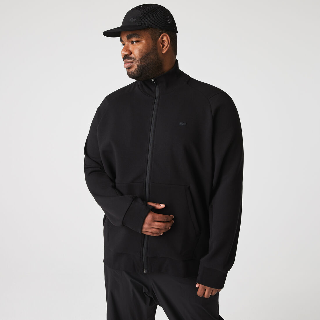 High Neck Zip-Up Sweatshirt High Neck Zip-Up Sweatshirt