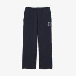lacoste badge accent pique sweatpants