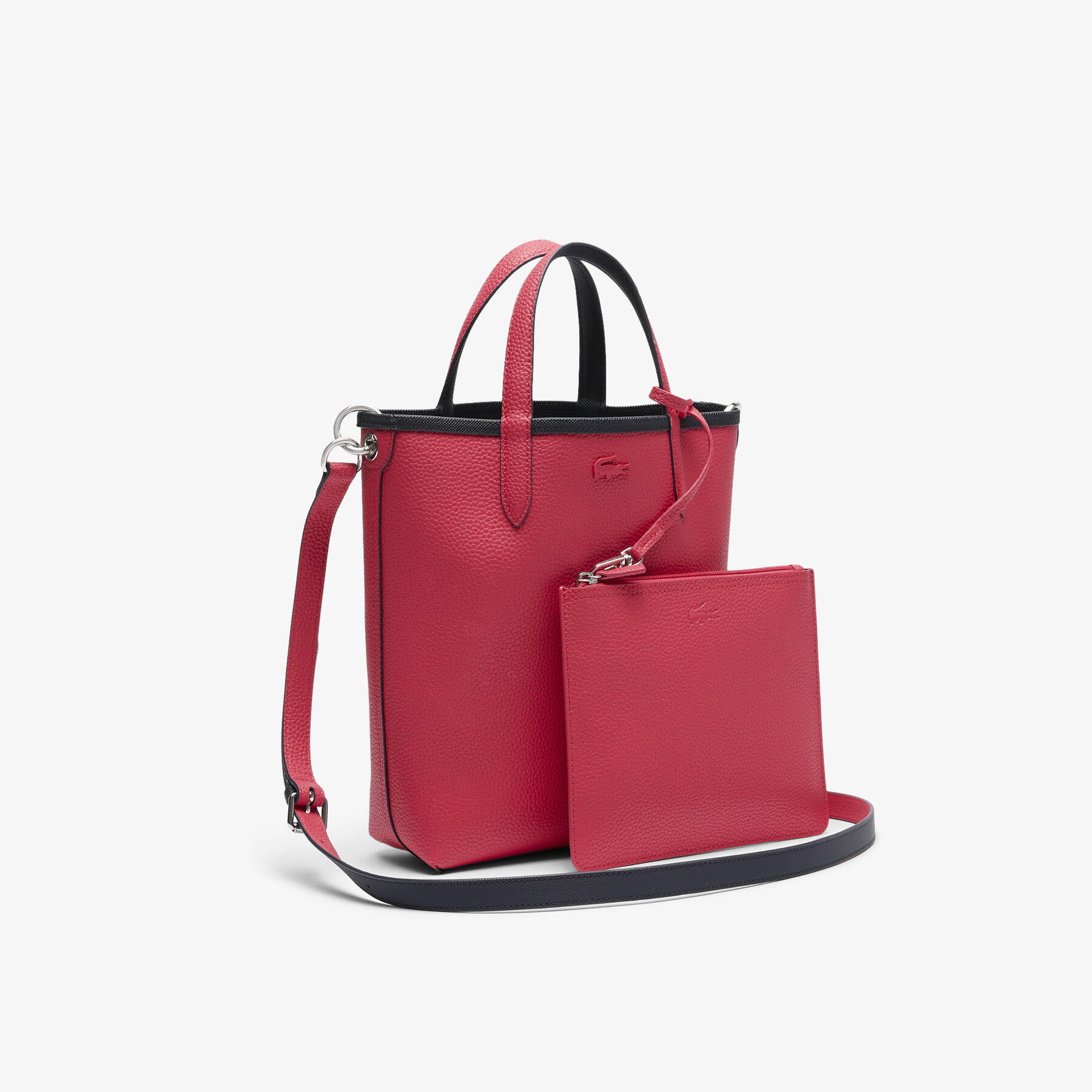 lacoste anna vertical reversible tote