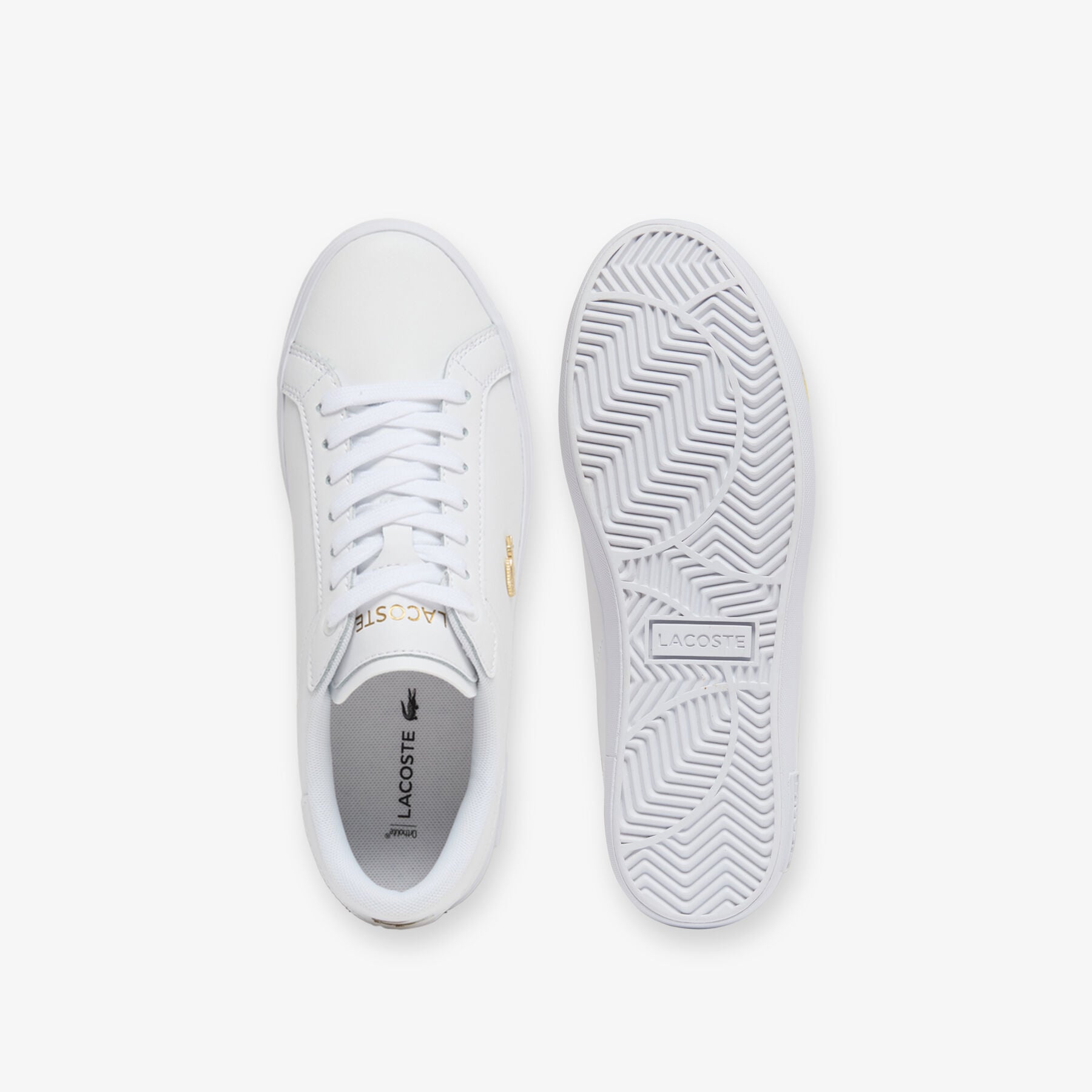 Women's Powercourt Leather Sneakers lacoste women s powercourt leather sneakers