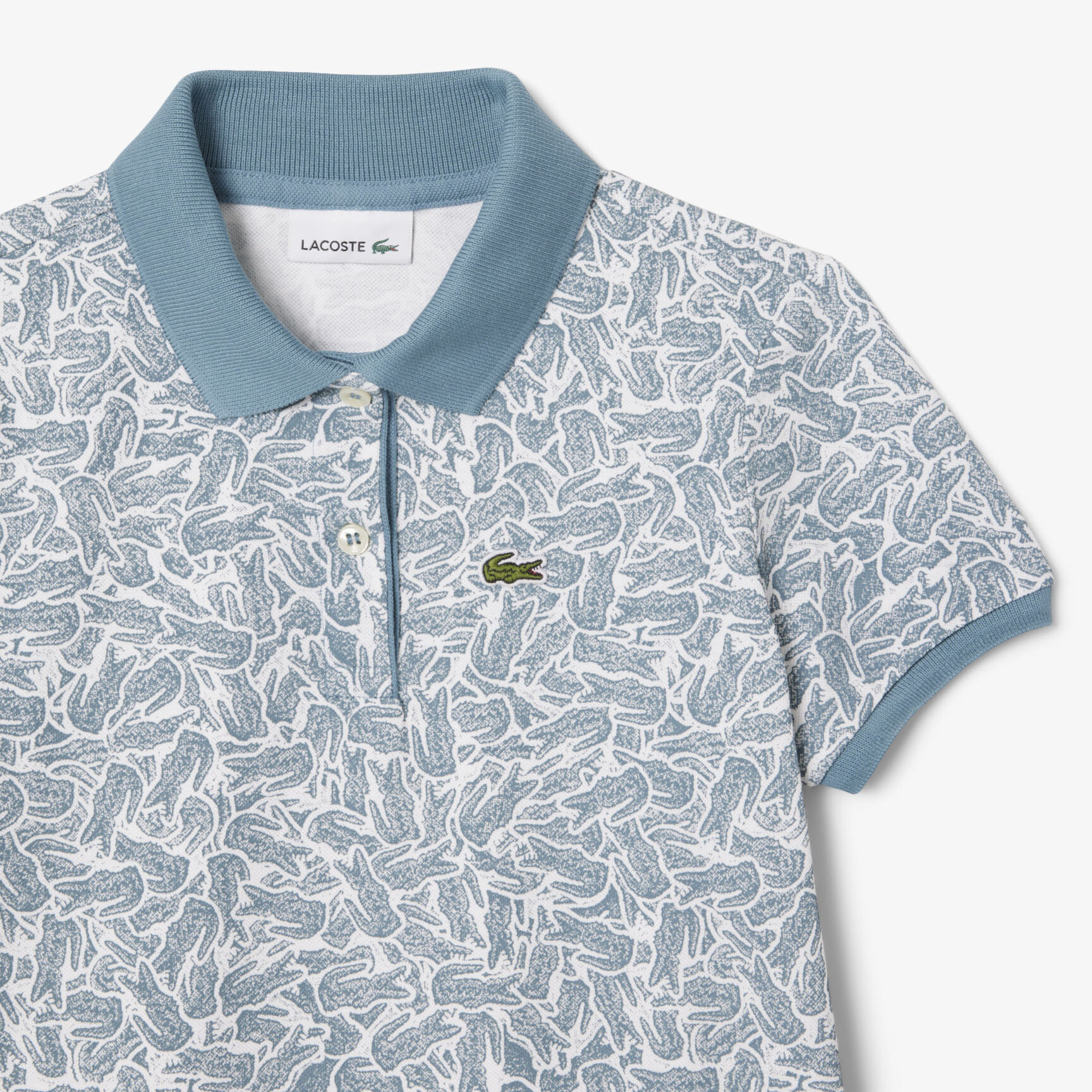 Printed Cotton Polo Dress