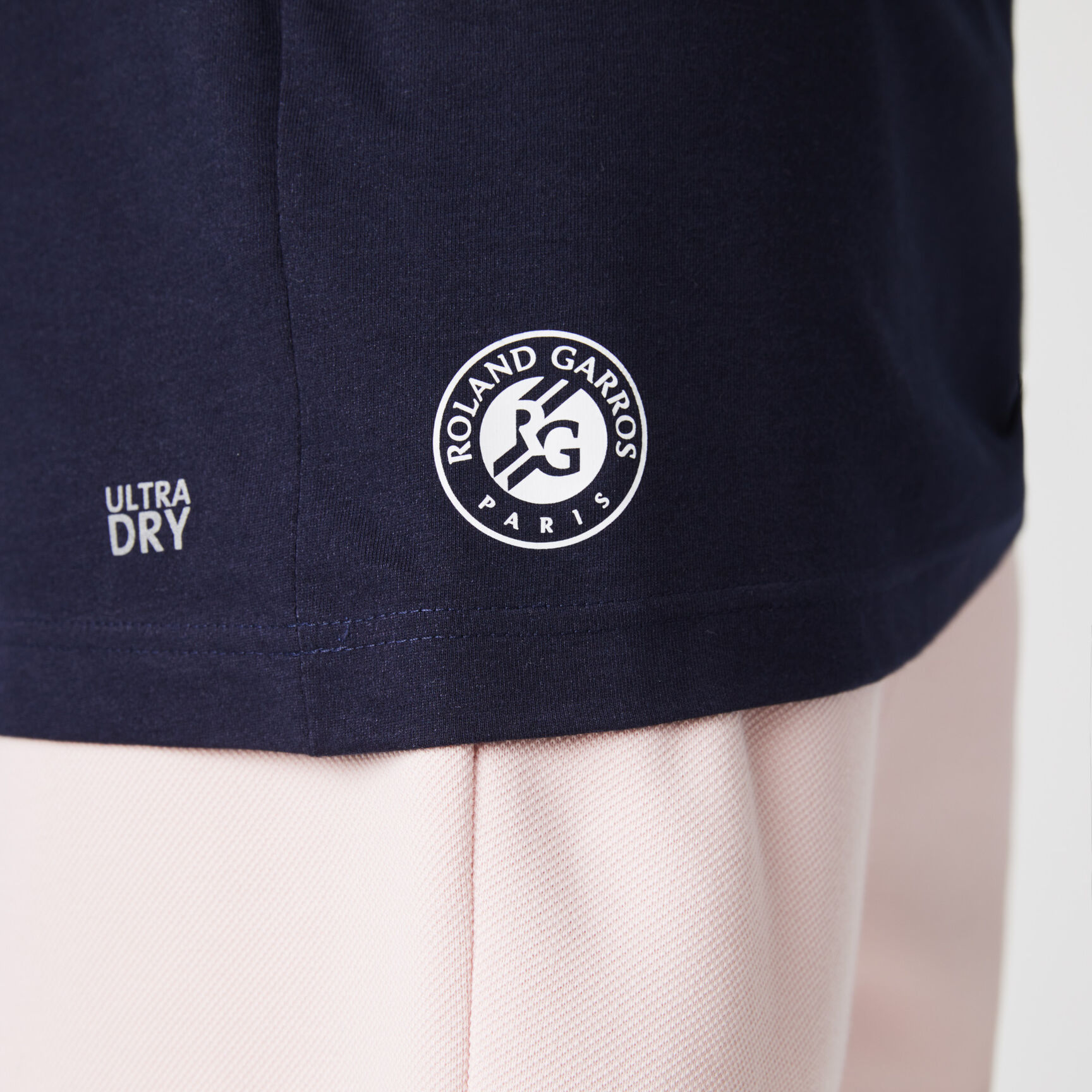 تي شيرت للرجال مع طباعة التمساح مجموعة Lacoste SPORT French Open