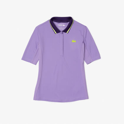 تيشيرت بولو تنس بيكيه ينظم حرارة الجسم للنساء من مجموعة Lacoste Sport