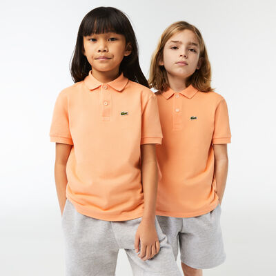 Kids' Lacoste Regular Fit Petit Pique Polo Shirt