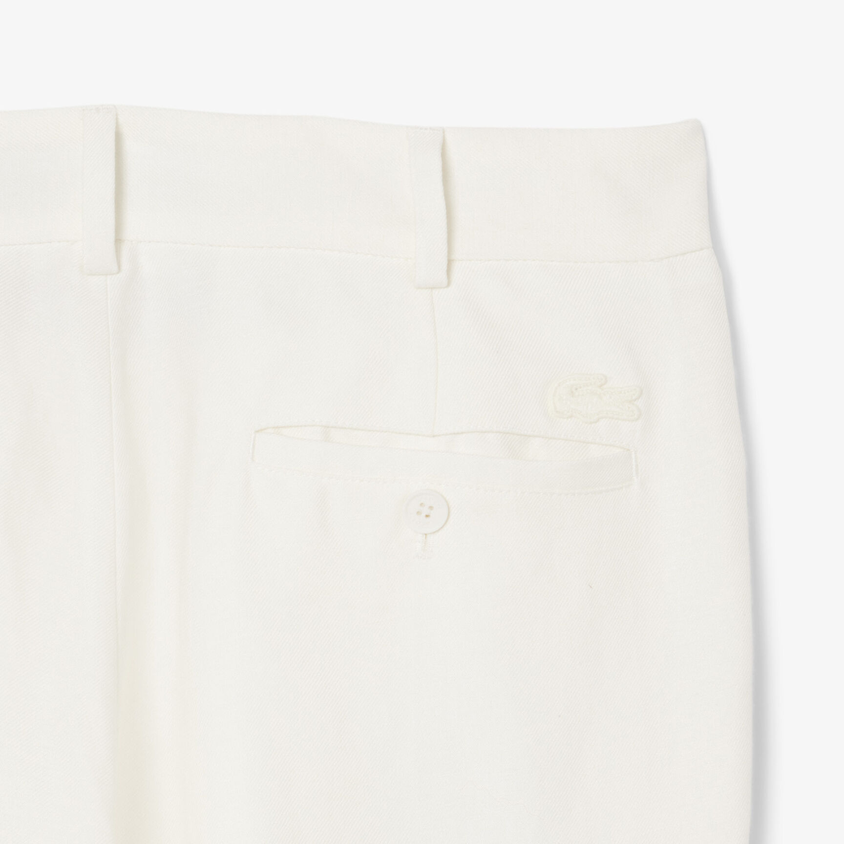 بنطلون بدلة من الكتان بقصّة عادية