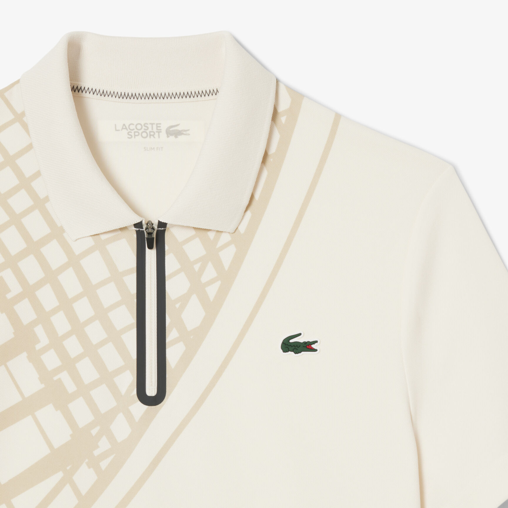 Ultra Dry Printed Slim Fit Tennis Polo Shirt