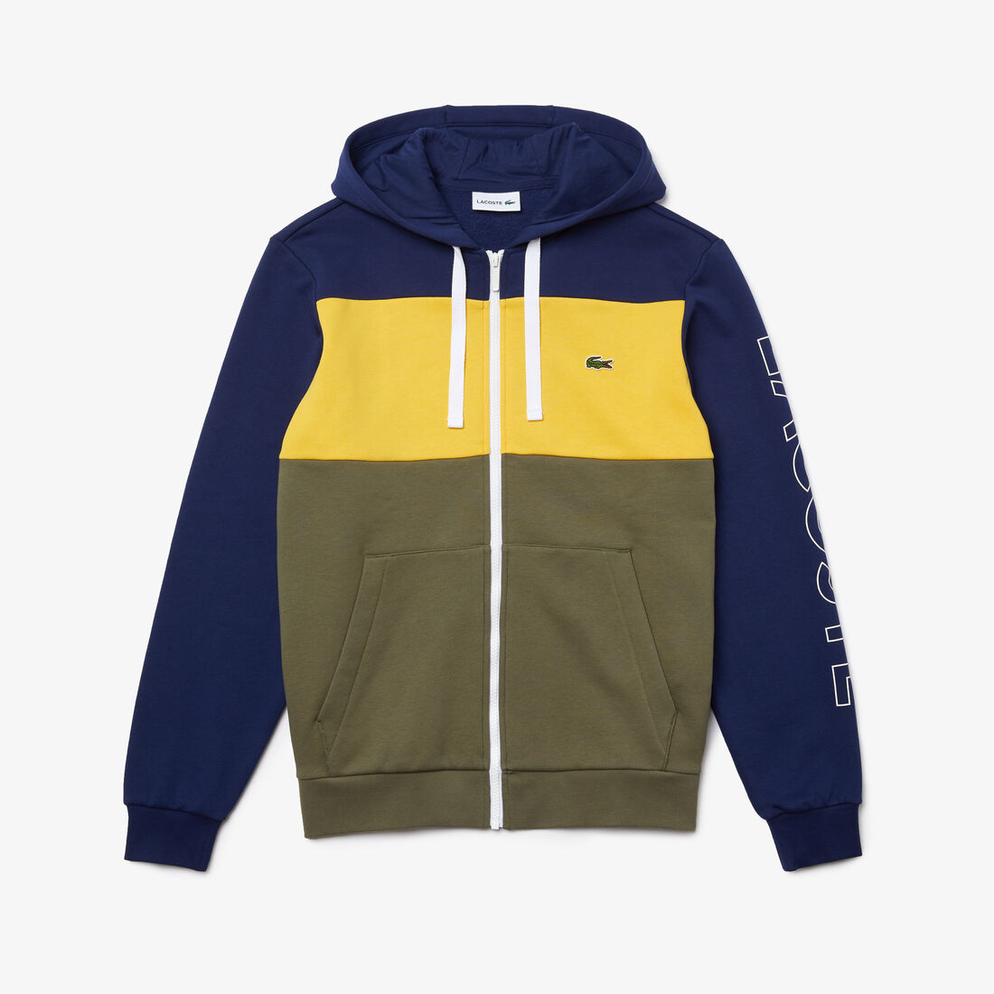 Men’s Hooded Colorblock Fleece Zip Sweatshirt Men’s Hooded Colorblock Fleece Zip Sweatshirt