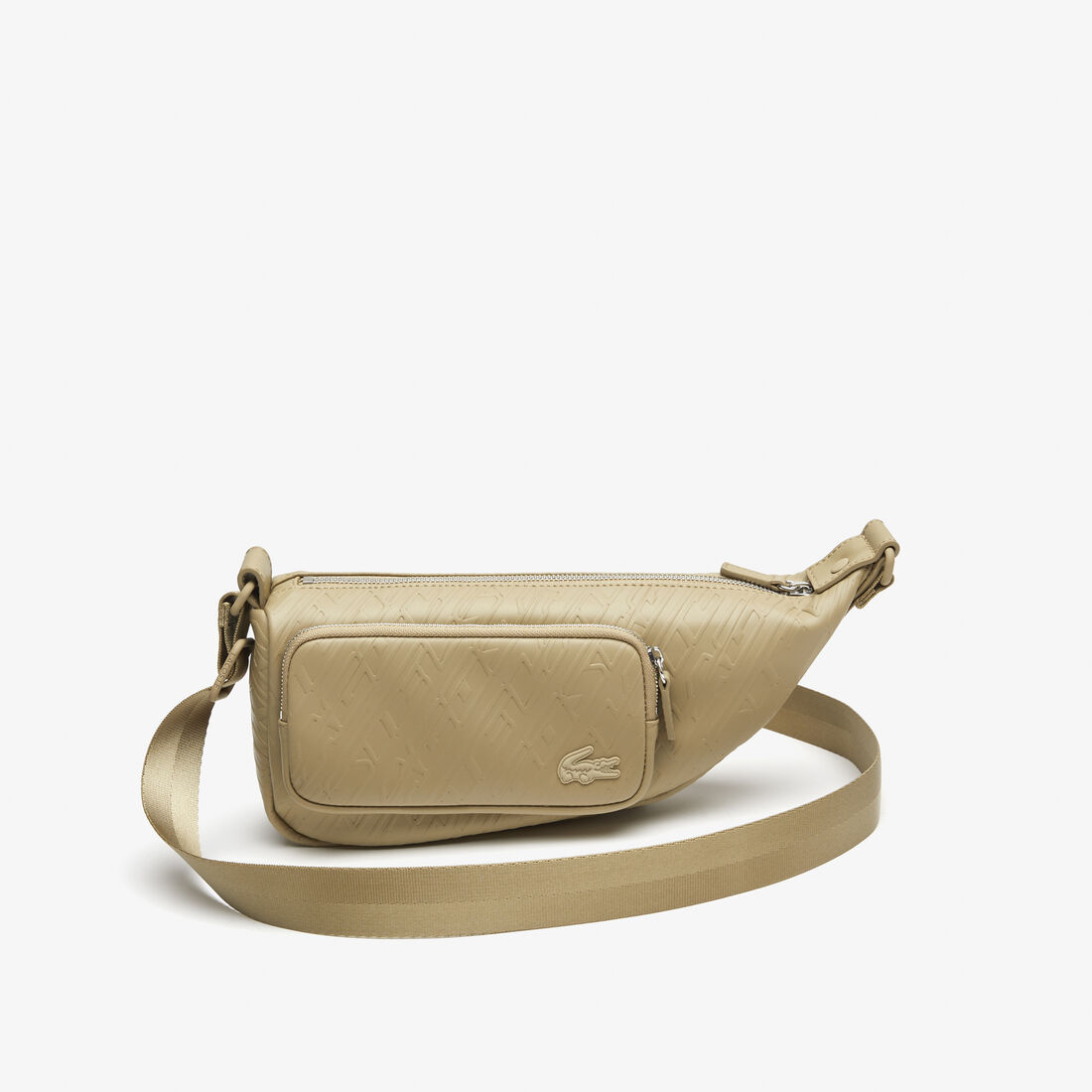 Unisex Lacoste Logo Print Shoulder Bag Unisex Lacoste Logo Print Shoulder Bag