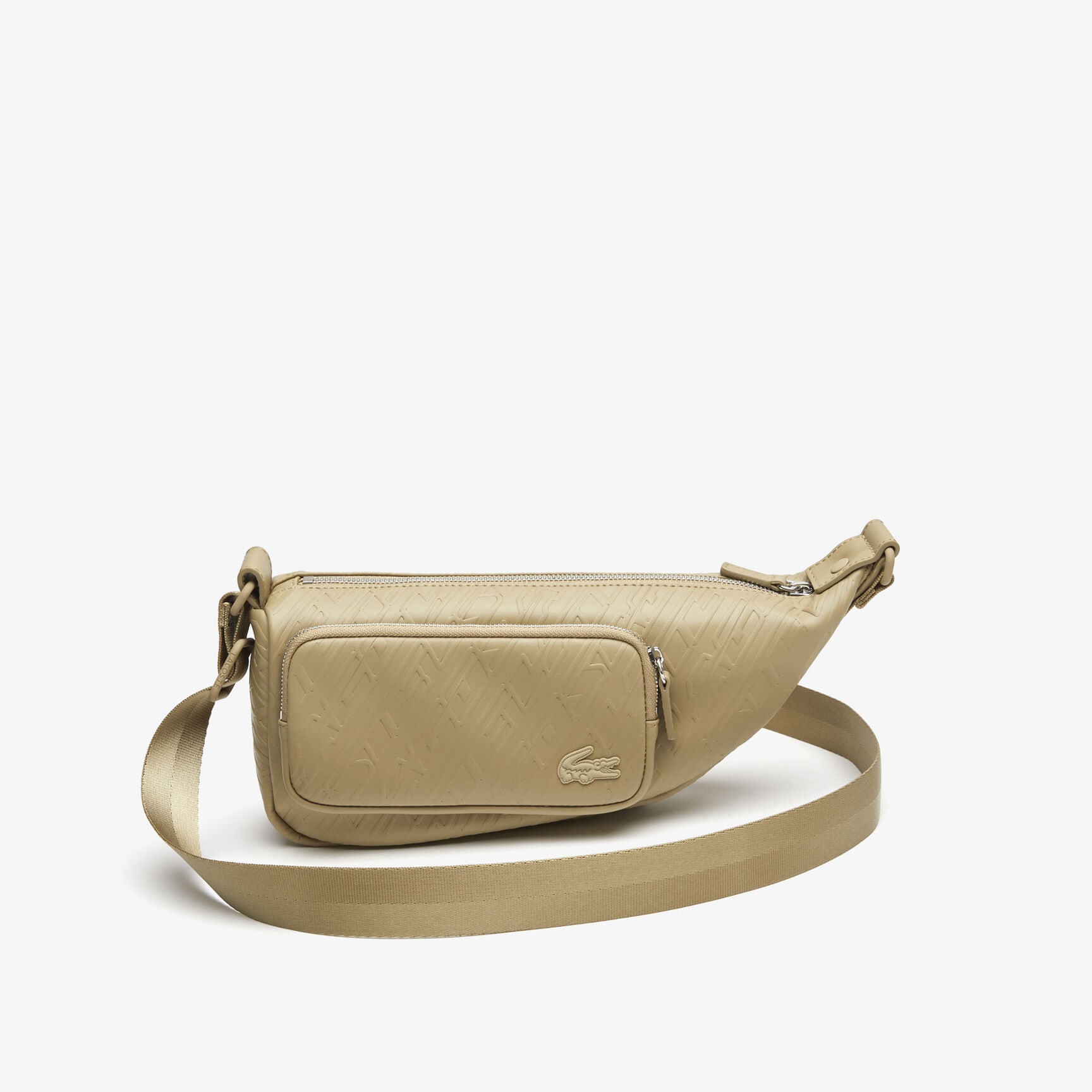 Unisex Lacoste Logo Print Shoulder Bag Unisex Lacoste Logo Print Shoulder Bag