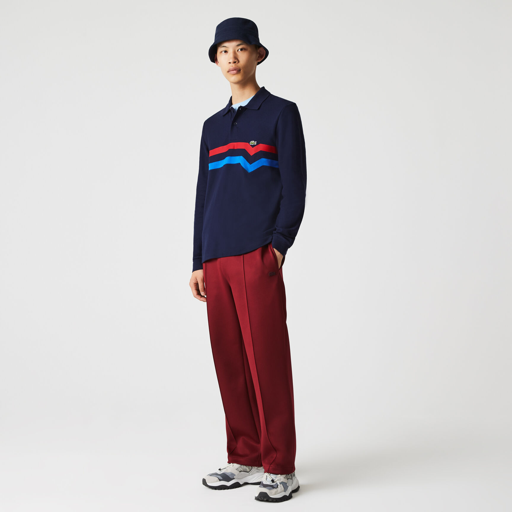 بولو Lacoste للرجال مصنوع في فرنسا بقصة عادية بولو Lacoste للرجال مصنوع في فرنسا بقصة عادية