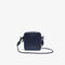Women's Chantaco Small Matte Piqué Leather Square Shoulder Bag lacoste women s chantaco small matte piqu leather square shoulder bag