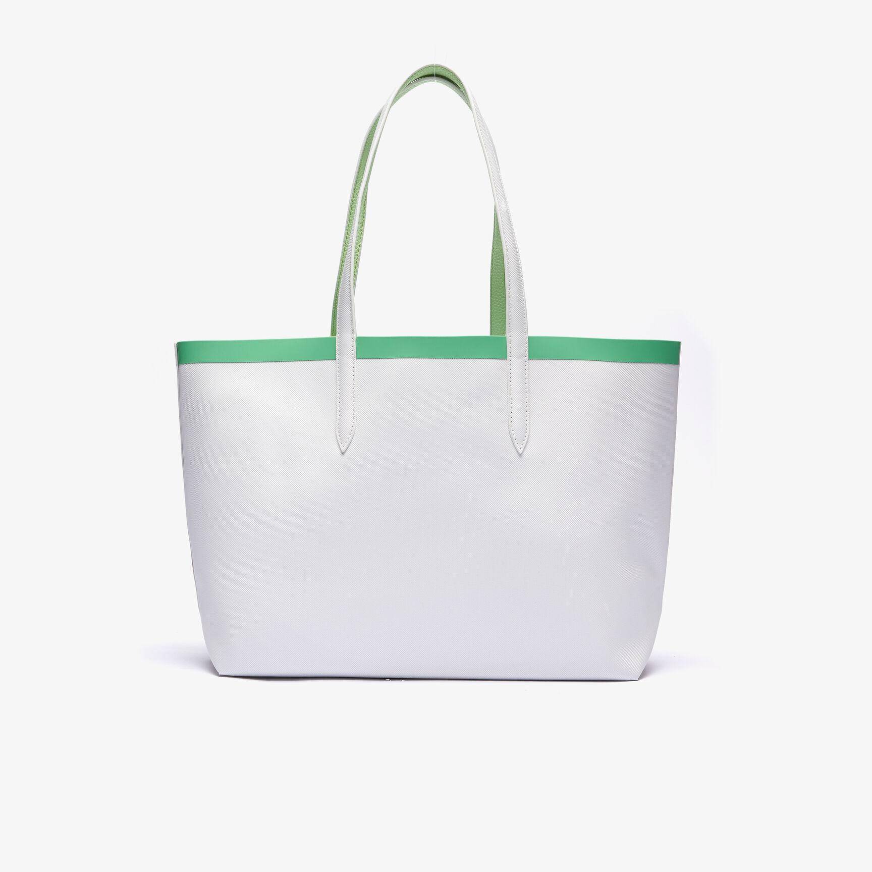 Women's Anna Reversible Contrast Band Coated Canvas Tote Bag Women's Anna Reversible Contrast Band Coated Canvas Tote Bag