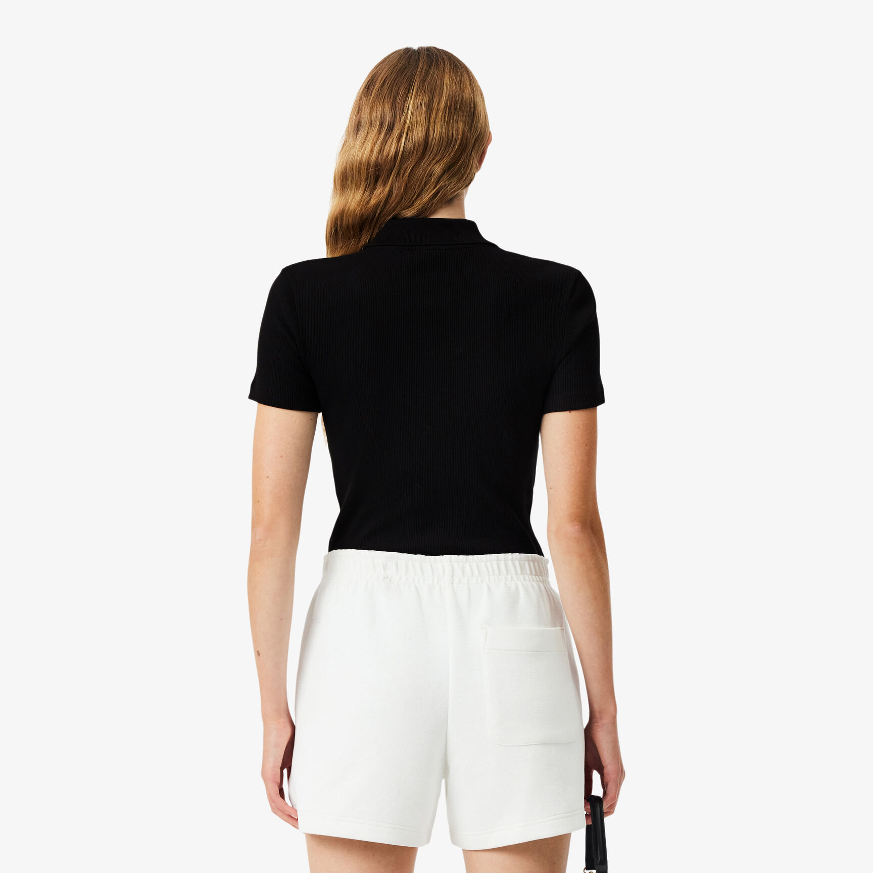 Slim Fit L.12.D Ribbed Cotton Polo Shirt