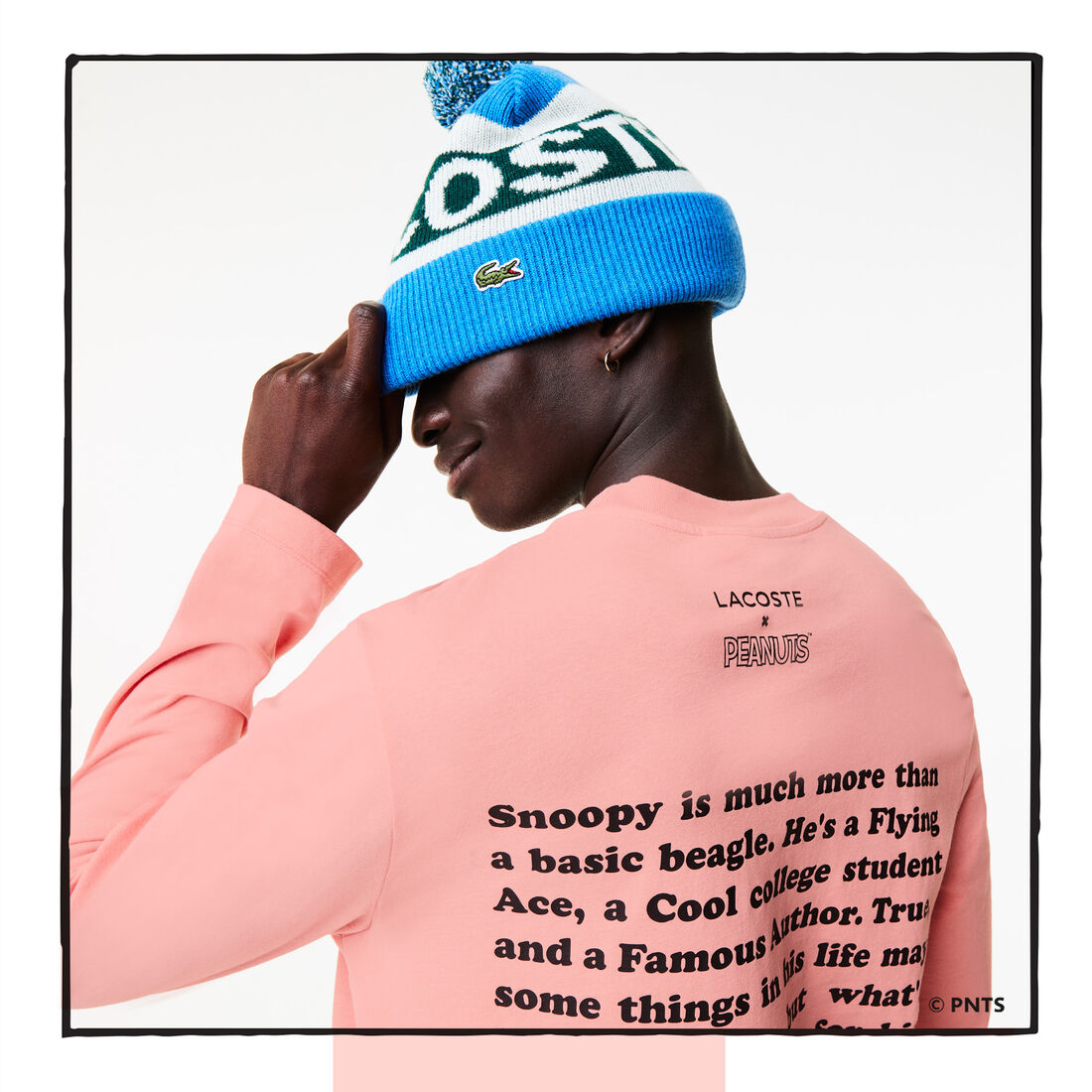 تيشيرت رجالي من القطن العضوي من مجموعة Lacoste x Peanuts تيشيرت رجالي من القطن العضوي من مجموعة Lacoste x Peanuts