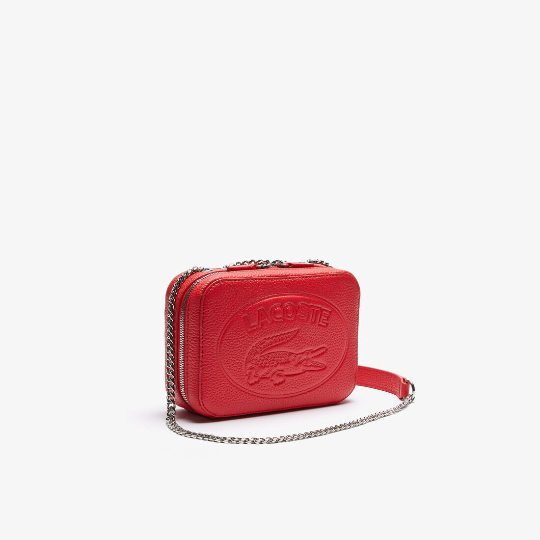 Women’s Croco Crew Grained Leather Zip Shoulder Bag Women’s Croco Crew Grained Leather Zip Shoulder Bag