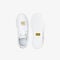 Women's Lacoste Carnaby Pro Leather Metallic Detailing Trainers
