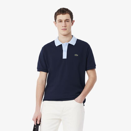 Classic Fit Contrast Collar L.12.12 Polo Shirt