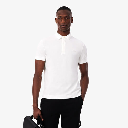 Men's Lacoste Paris Polo Shirt Regular Fit Stretch Cotton Piqu&eacute;