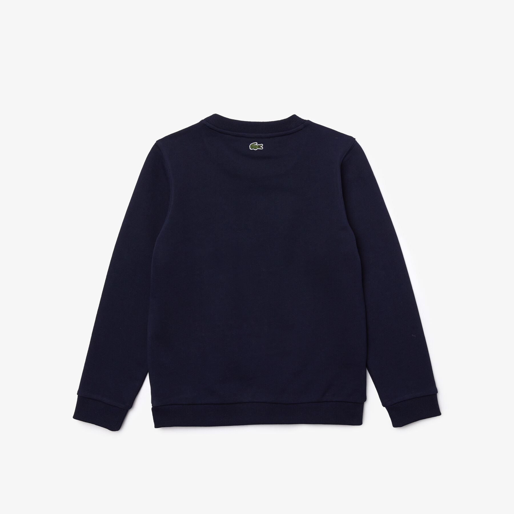 lacoste boys  chantaco print fleece sweatshirt