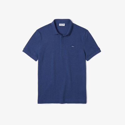 Men's Lacoste Paris Polo Shirt Regular Fit Stretch Cotton Piqué