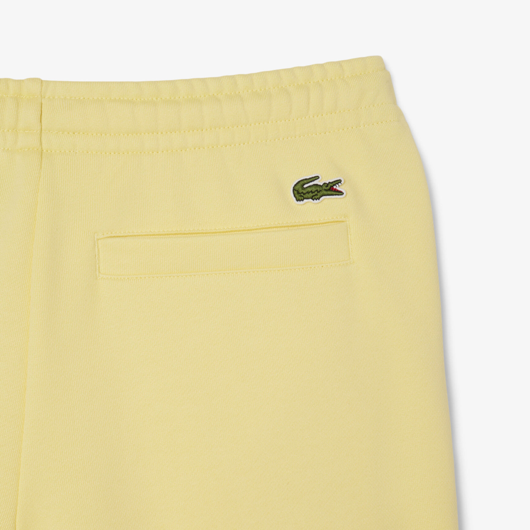 Printed cotton fleece shorts