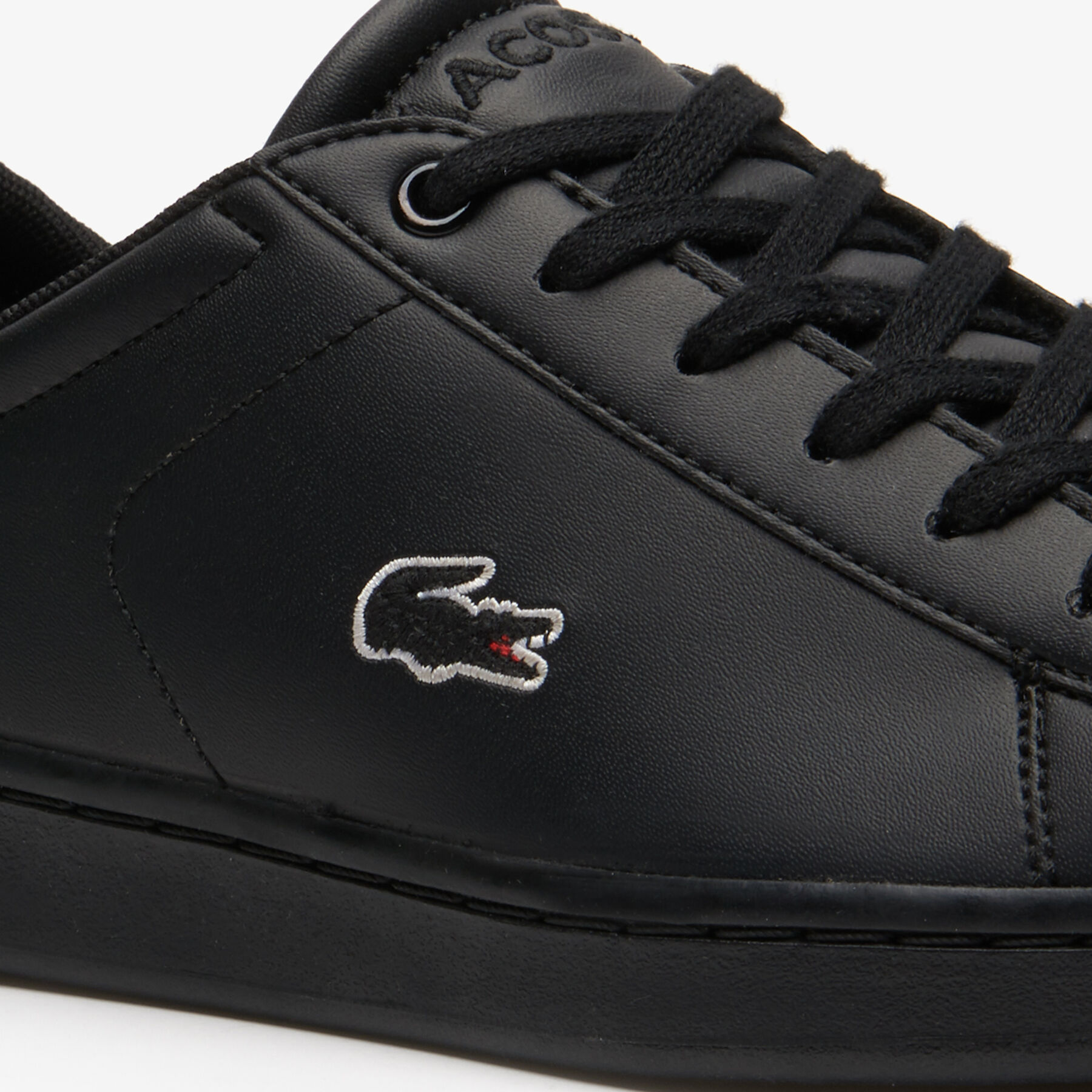 Juniors' Carnaby Evo Lace-up Mesh-lined Synthetic Trainers lacoste juniors carnaby evo lace up mesh lined synthetic trainers