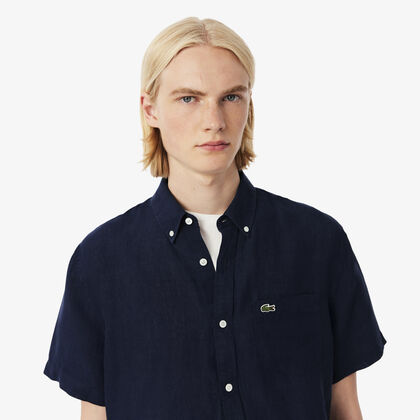 Short Sleeved Linen Shirt