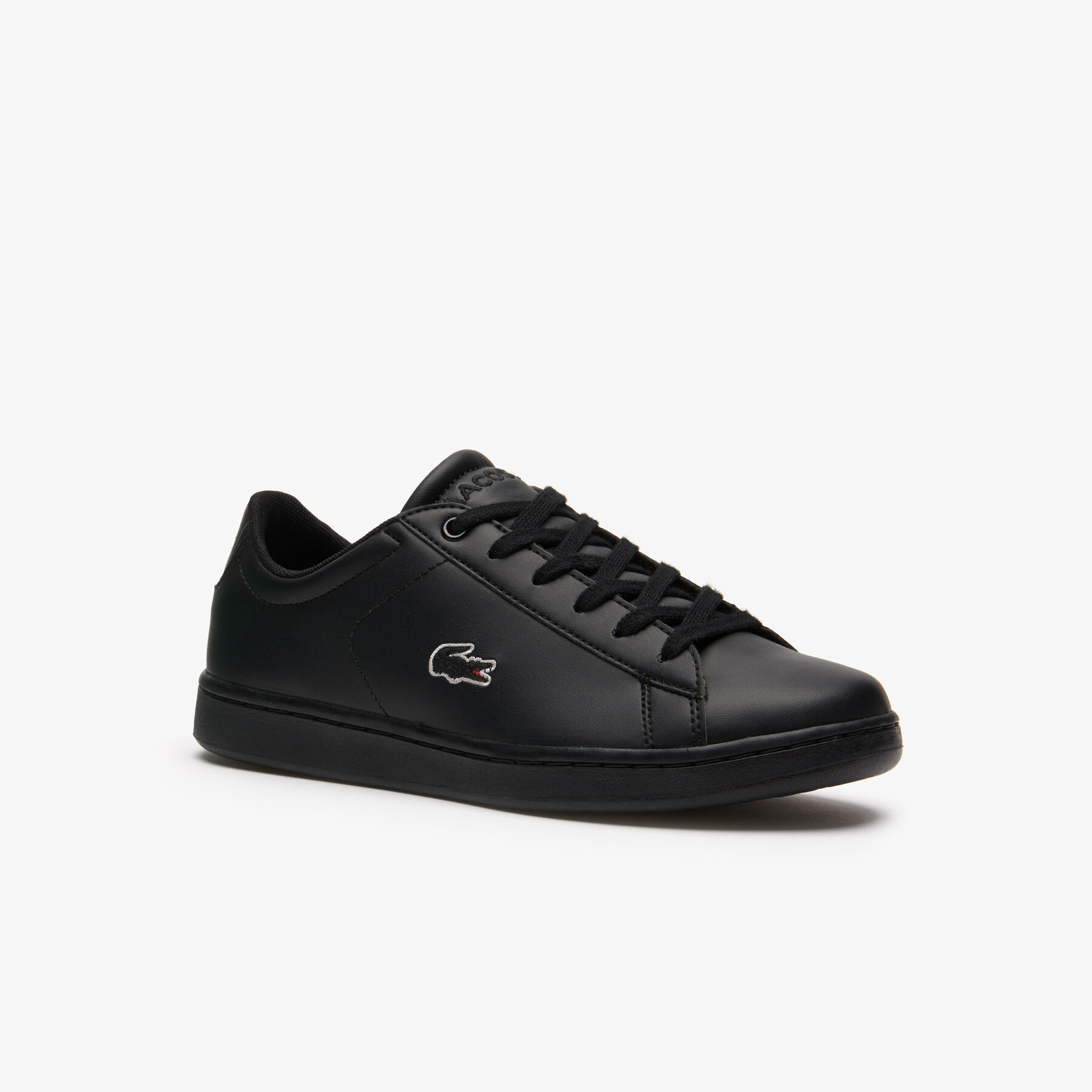 Juniors' Carnaby Evo Lace-up Mesh-lined Synthetic Trainers lacoste juniors carnaby evo lace up mesh lined synthetic trainers